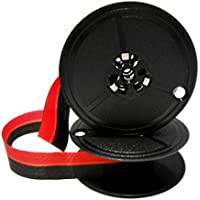 Cinta - negro-rojo -compatible con- Hermes Baby- Gr.5 - Marca Farbbandfabrik